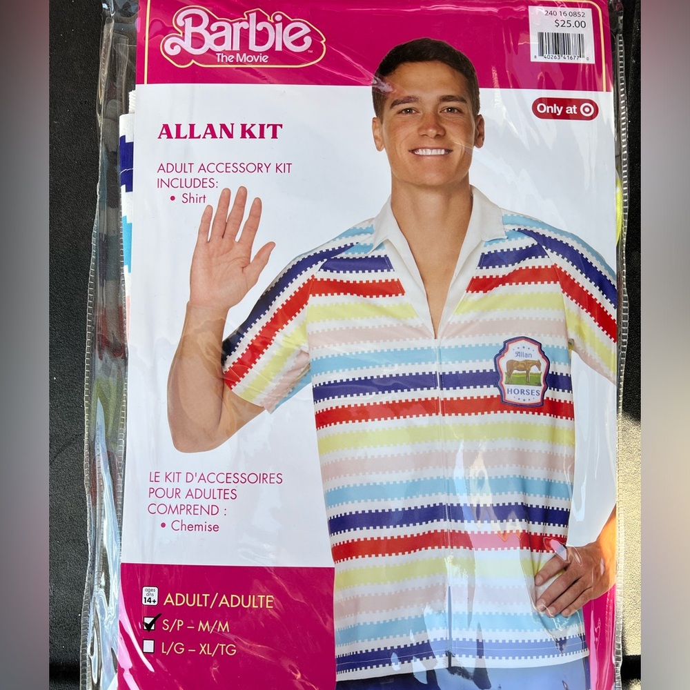 NWT adult Barbie Allan costume